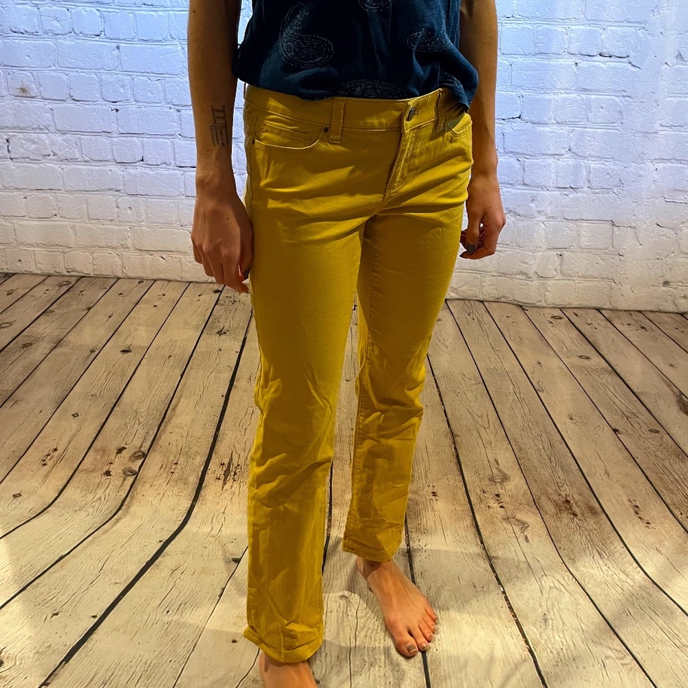 Ann Taylor Mustard Colored Pants